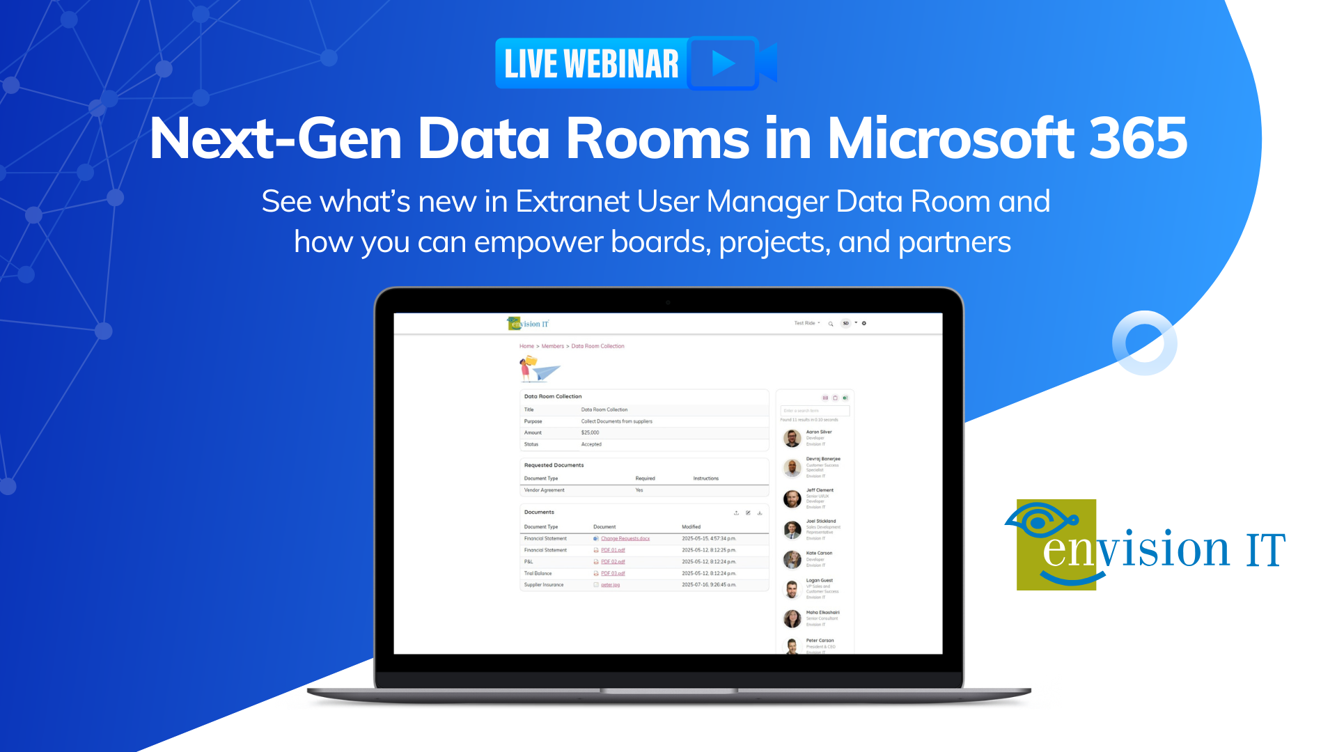 Next-gen data rooms in Microsoft 365