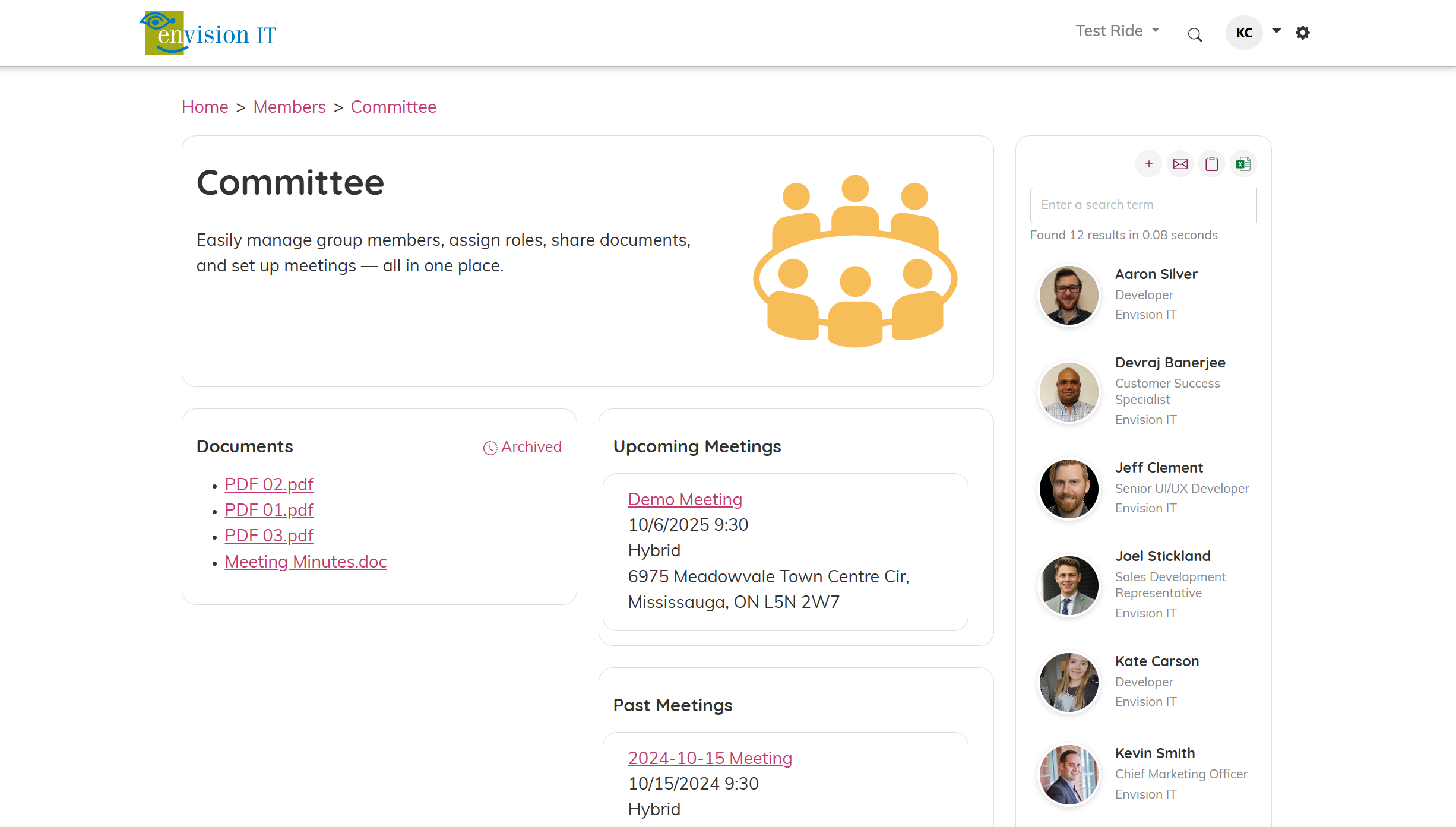 Automate committee workspace provisioning
