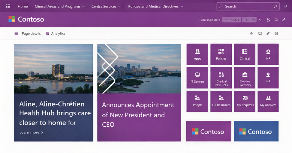 SharePoint Intranet Homepage